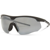 Madison Eyewear Shields Matt Black Sunglasses- 3 Polarised Lens Pack-Silver Mirror/Bronze/Yellow