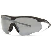Madison Eyewear Shields Matt Black Sunglasses- 3 Polarised Lens Pack-Silver Mirror/Bronze/Yellow