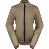 Madison Flux 2L ultra packable waterproof women's cycling jacket with reflective inserts, shown in black with reflective accents.