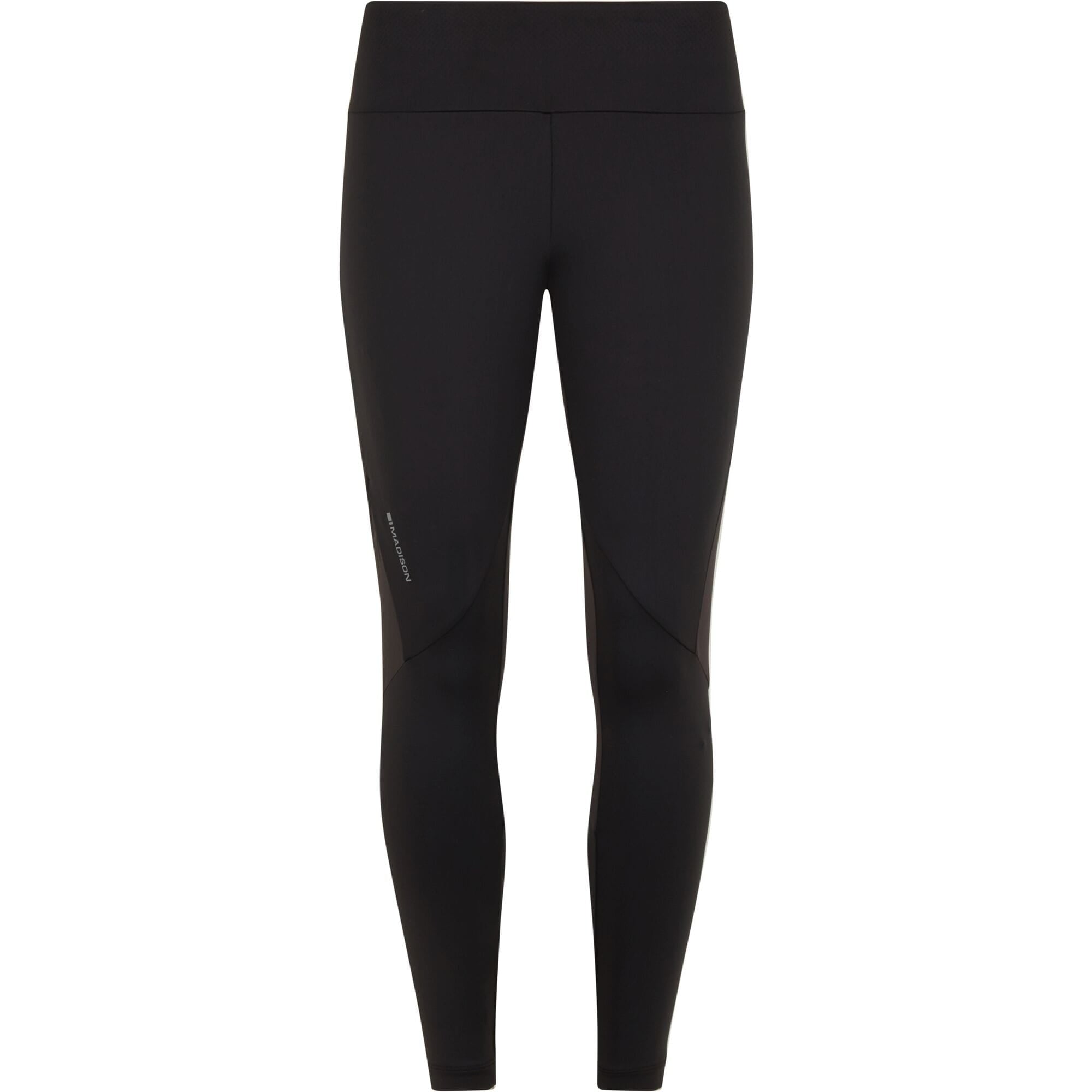 Madison Roam DWR women's cycling leggings with reflective inserts and zipped pocket, designed for active outdoor riding.