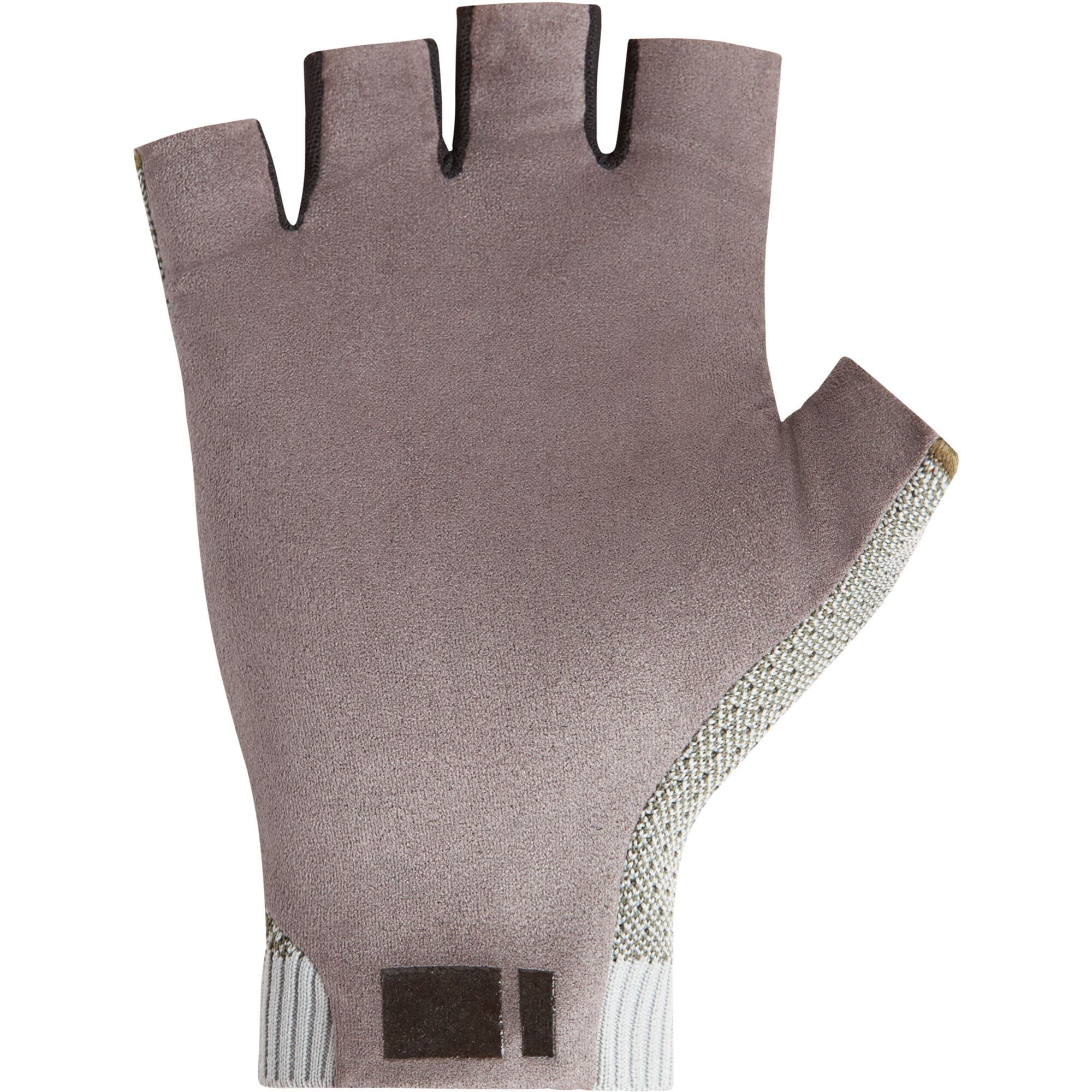 Madison Flux Ergonomix cycling gloves with touchscreen compatibility, shown in black with padded palms and adjustable wrist straps.