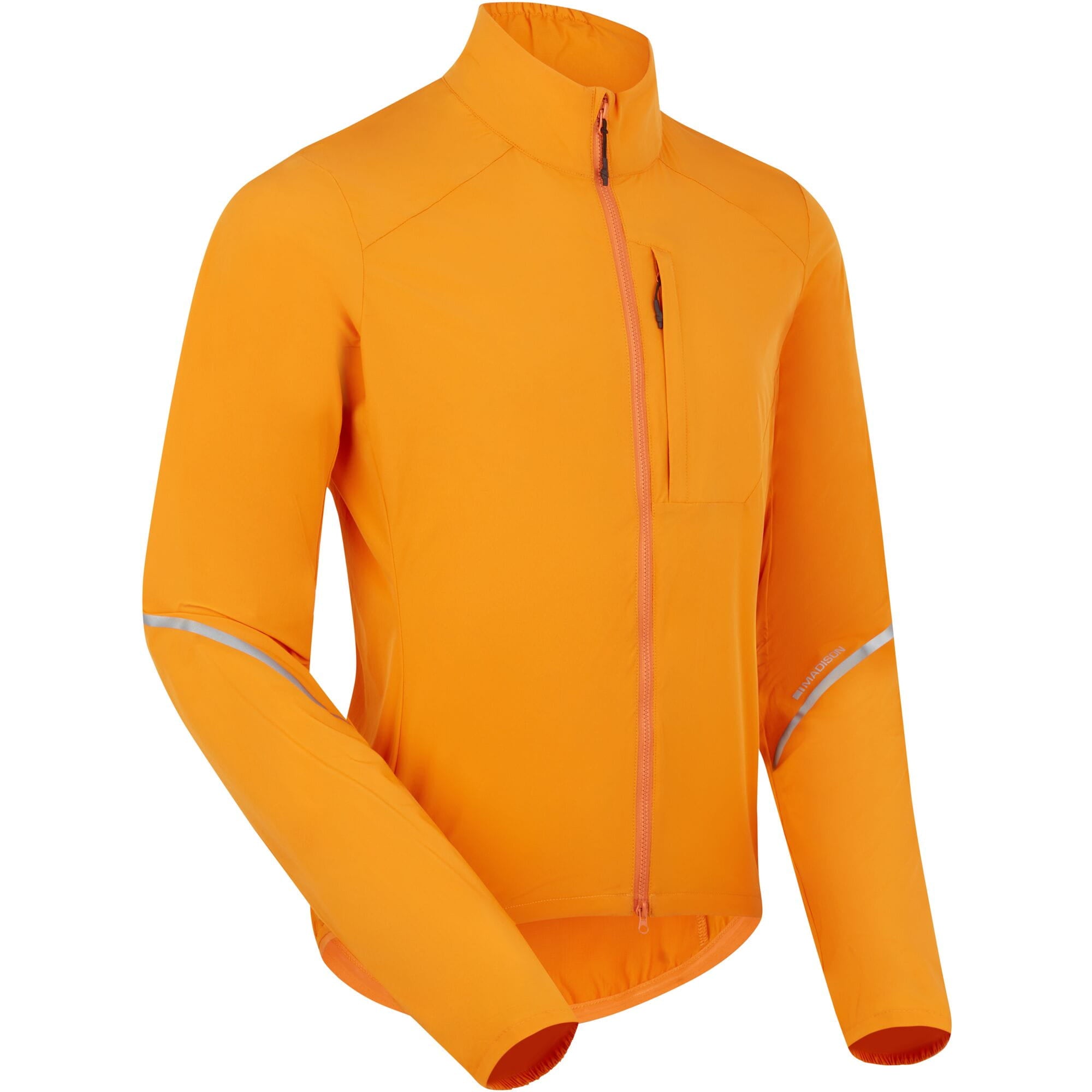 Madison freewheel men's windproof packable cycling jacket with ventilation technology, shown in a lightweight, breathable design.