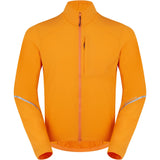 Madison men's windproof packable cycling jacket with ventilation technology, shown in a sleek black design with front zipper and adjustable cuffs.