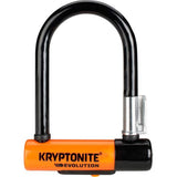 Kryptonite Evolution Mini-5 U-lock with Flexframe bracket, Sold Secure Gold bike lock for secure bike protection.