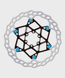 Galfer Wave floating disc rotor for MTB with 6-bolt brake system, high-performance bicycle brake component, close-up view