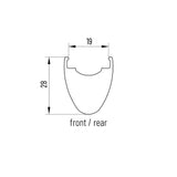 Miche Road Wheels - Race H Disc Brake Wheels