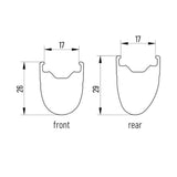 Miche Road Wheels - Neon Black on Black Wheels