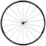 Miche Neon Black on Black Road Wheels showing aerodynamic tubeless-ready design and sleek component features.