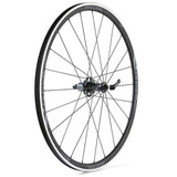 Miche Syntium Pro Black Road Wheelset with tubeless-ready, asymmetric aluminium rims for high-performance cycling.