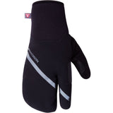 Madison waterproof thermal gloves with touchscreen fingertips and reflective details, designed for cold weather outdoor activities.