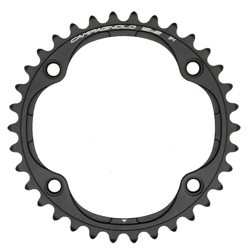 Campagnolo 36T 52-tooth road bike chainring with 112 PCD for 12-speed drivetrain, replacement component for road cycling.