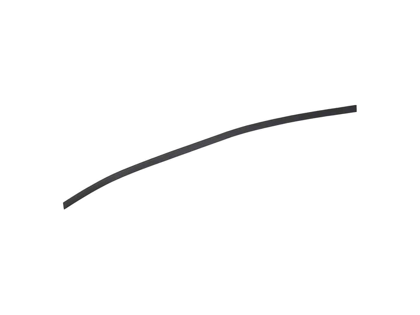 Black Trek upper bearing shim, 0.4mm headset spacer for precise fit, component part for bike headsets.