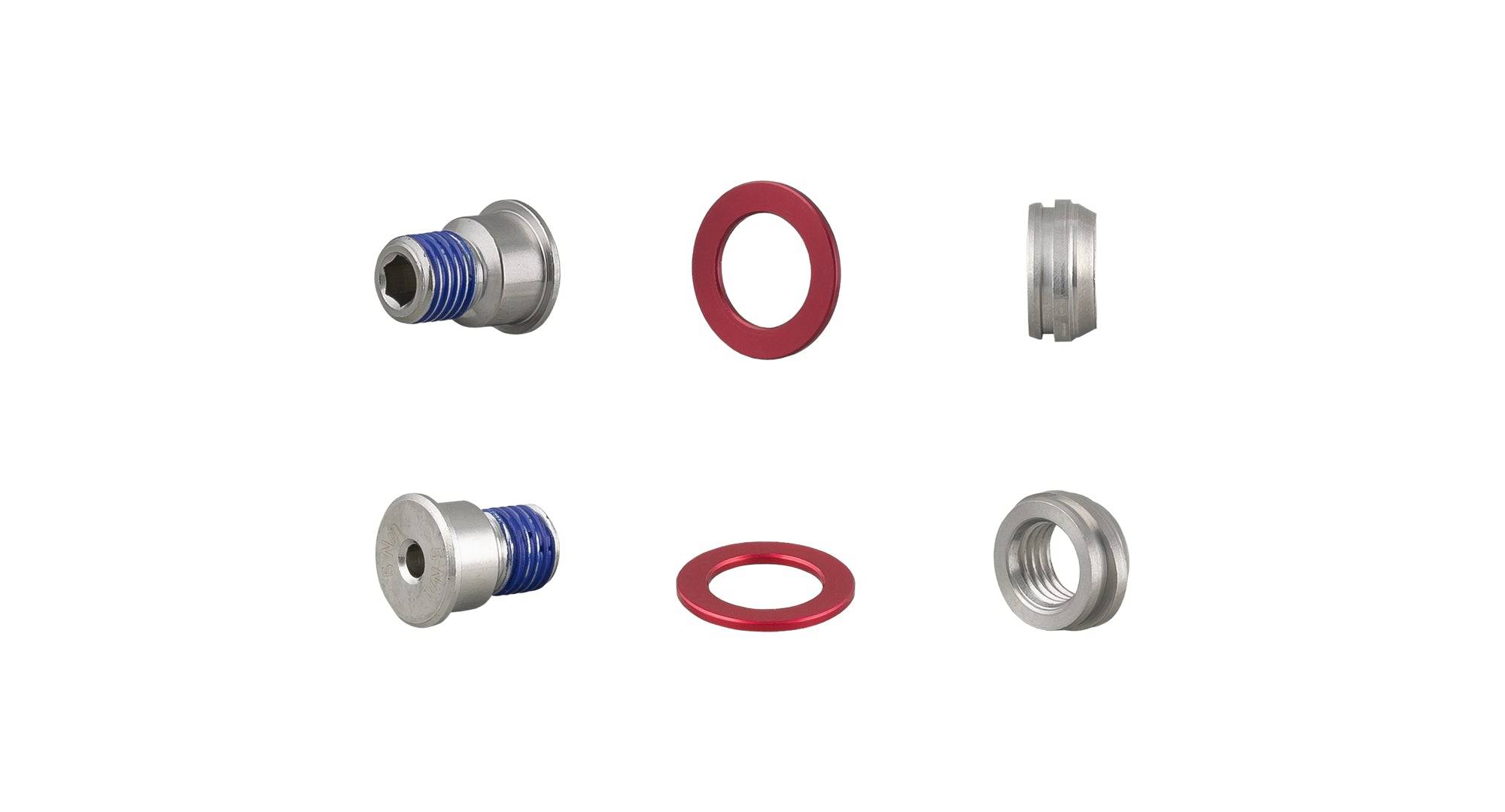 Trek Domane IsoSpeed front pivot internal hardware kit in grey, suspension upgrade component for Trek road bikes.