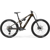 Merida eOne-Sixty SL 8000 e-Mountain Bike with Bosch Performance Line SX motor, featuring rugged frame and off-road tires.