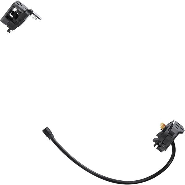 Shimano STEPS BM-EN800-B battery mount with key lock and 400mm cable for e-bike component installation.