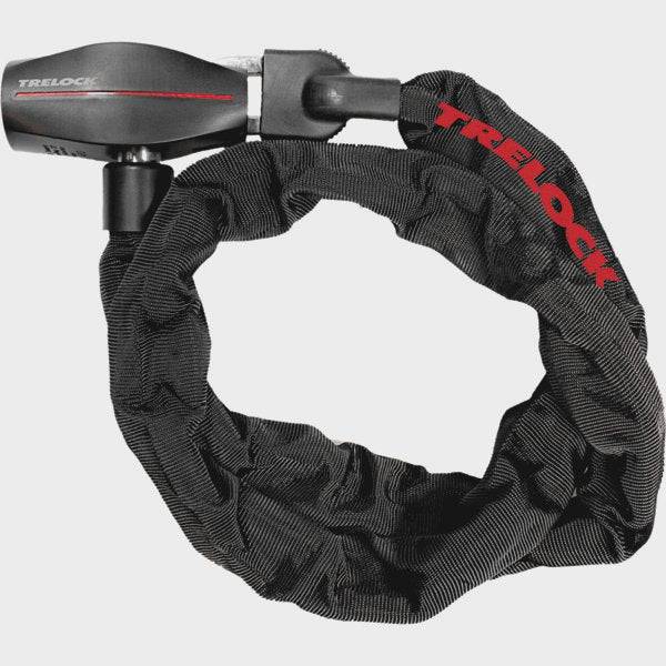 Trelock Chain Locks - Chain Lock BC480 110cm x 8mm Sold Secure Silver | Swinnerton Cycles