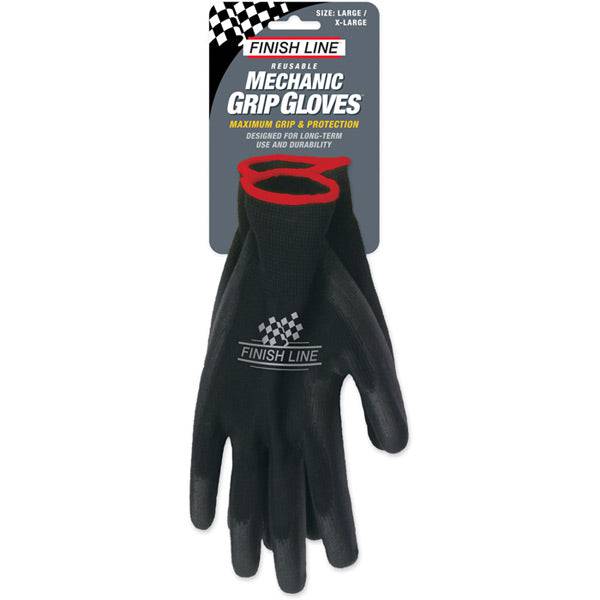 Finish Line Mechanic Grip Gloves (Large / XL) | Swinnerton Cycles