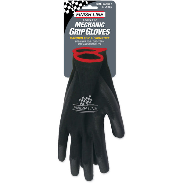 Finish Line Mechanic Grip Gloves (Large / XL) | Swinnerton Cycles