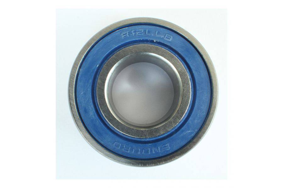 Enduro Bearings R12 LLB ABEC 3 precision bike bearings with 11.11mm x 41.2mm x 19.05mm dimensions, bicycle component.