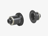 Black Bontrager Aeolus Pro Rear Shimano Conversion Kit with 5mm QR and 135mm OLD for bicycle wheel components.