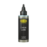 Fenwick's Professional Chain Lube 100ml bottle, durable lubricant for wet and dry conditions, suitable for workshop use.