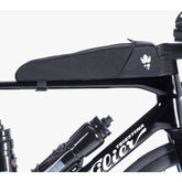 Miss Grape Big Node 2-Hole Frame Mount Toptube Bag for road and gravel bikes, shown mounted on bike frame with straps and compartments.