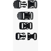 Miss Grape buckle repair kit with four replacement buckles for bags and accessories, featuring durable metal clips and adjustable straps.