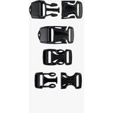 Miss Grape buckle repair kit with four replacement buckles for bags and accessories, featuring durable metal clips and adjustable straps.