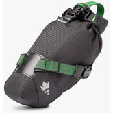 Miss Grape Cluster 2 Road waterproof saddle bag attached to a bicycle, compact cycling accessory with 2-litre capacity for storage.