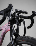 Miss Grape ILCOSO handlebar mount system for bikepacking and front luggage, shown attached to a bike handlebar.