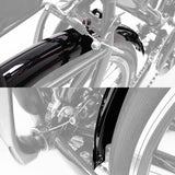 M Part Commute full-length bike mudguards with stainless steel stays, designed to protect bicycles from mud and water.