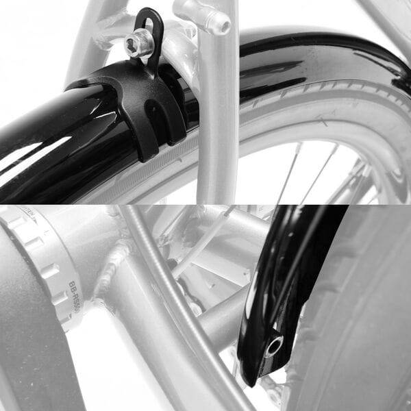 M Part Primo full-length mudguards for commuter bikes providing durable protection against mud and water.