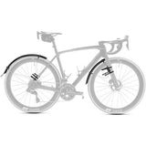 M Part QDR quick detach road bike mudguards for 28c tires, front and rear pair, bicycle accessories with easy installation