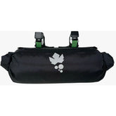 Miss Grape Tendril waterproof handlebar bag with adjustable straps, designed for cycling accessories, in a 4-10L capacity.