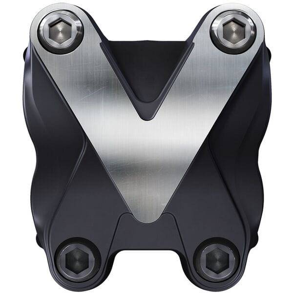 PRO VIBE alloy bike stem with 31.8mm clamp and -10° angle, Shimano Di2 compatible, showing sleek metallic finish and mounting hardware.