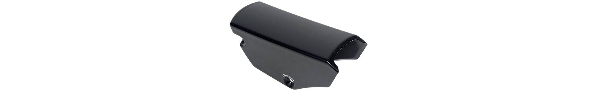 Black Bontrager Speed Concept Low-Near stem for Trek road cycling bikes, showing sleek component design and branding.