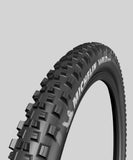 Michelin Wild AM MTB tire with tubeless ready trail shield casing, designed for aggressive mountain biking on rugged trails.