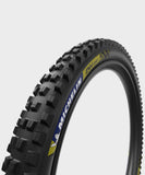 Michelin DH22 Racing Line downhill tubeless-ready mountain bike tyre mounted on 27.5 and 29-inch wheels.