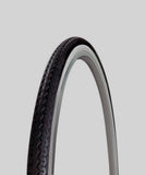 Michelin World Tour tyre with Protek Technology for urban and road cycling, shown mounted on a bike wheel.