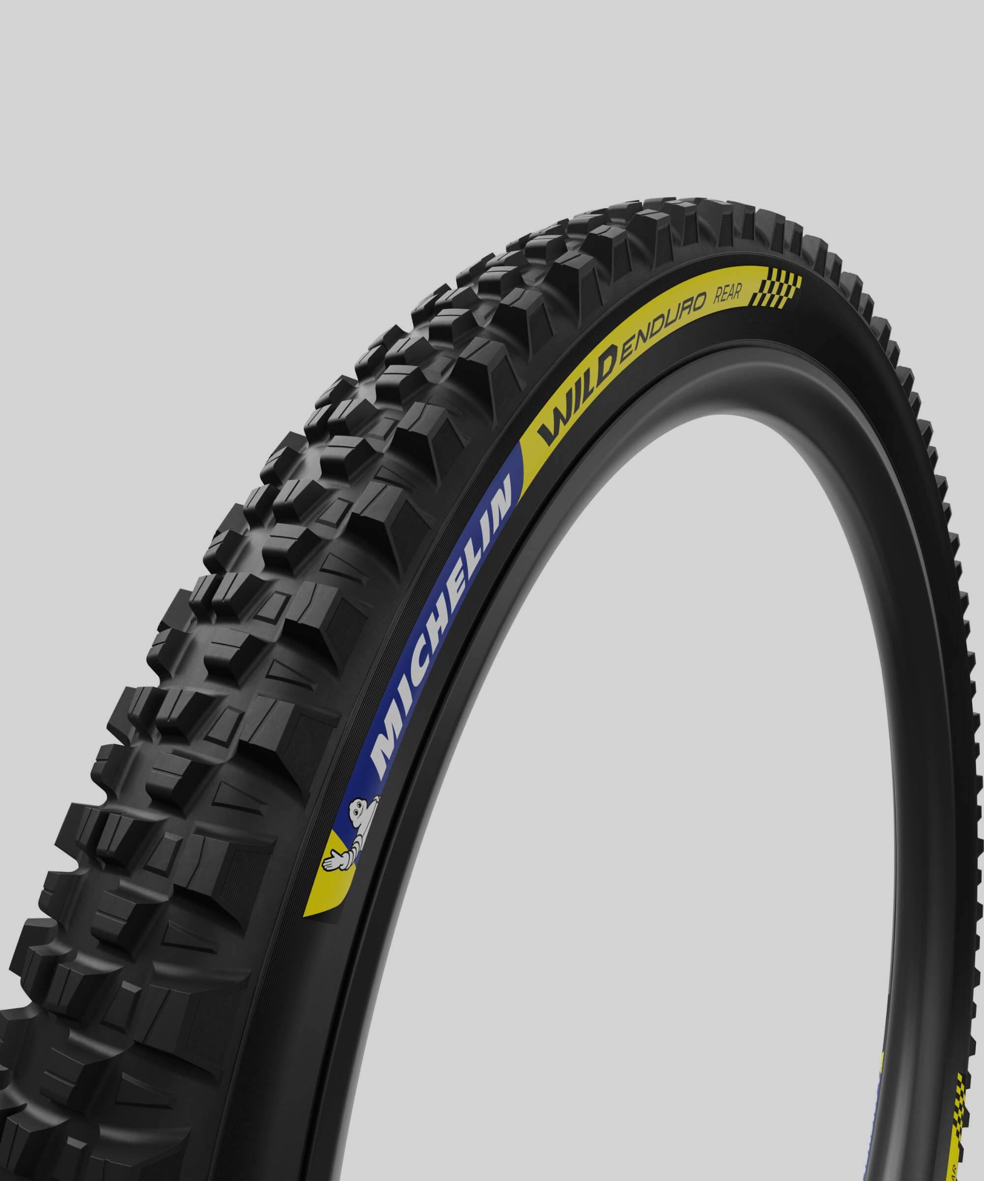 Michelin Wild Enduro Rear Racing Line 29-inch tubeless-ready mountain bike tire with aggressive tread pattern and durable rubber compound.