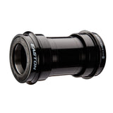 Easton PF30 30mm bottom bracket for PF30 68mm frames and 30mm spindle cranksets, shown installed in a bicycle frame.