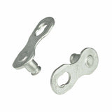 SRAM Powerlock Silver chain connector for 1-speed PC1 chains, 4-pack, showing the metal connector links on a white background.