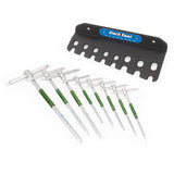 Park Tool THT-1 sliding T-handle Torx wrench set with speed spinner and holder for workshop use