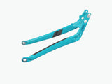 Trek Farley EX 27.5 aluminum chainstay in Nysa Blue for 27.5-inch fat bike, replacement component, sturdy and lightweight.