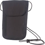 Lifeventure Hydroseal chest body wallet showing water-resistant travel pouch with adjustable strap and compact design for secure storage