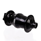 SP Power Dynamo Hub PD-8X for fat bikes, 150mm, showcasing durable black metal construction with mounting hardware.