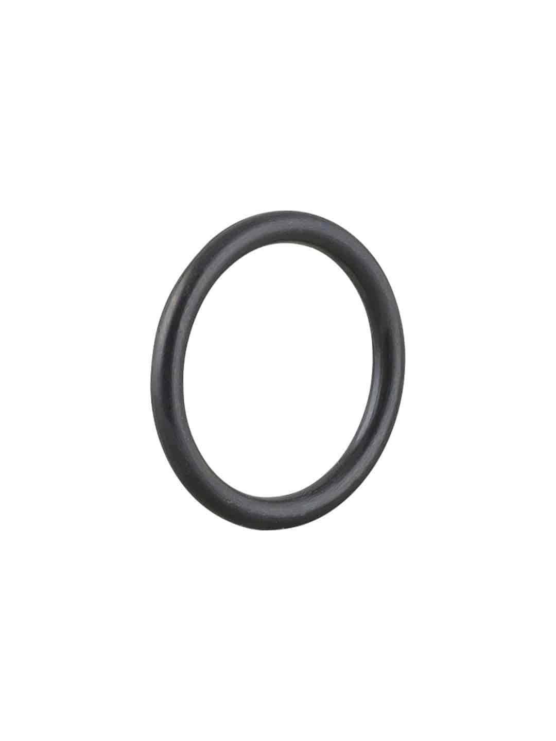 Black Bontrager DT350 Road front hub bearing spacer O-ring, 100mm OLD, for bike wheel component replacement.