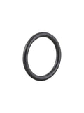 Black Bontrager DT350 Road front hub bearing spacer O-ring, 100mm OLD, for bike wheel component replacement.