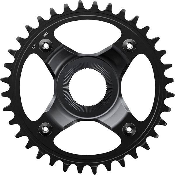Shimano STEPS SM-CRE80-12-SB 12-speed 36T single chainring with 56.5mm chain line, bicycle component for drivetrain upgrade