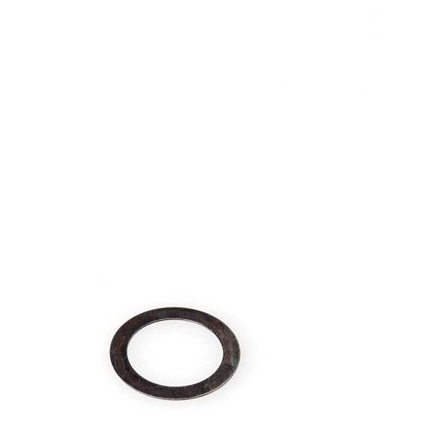 DT Swiss Spacer Shim 28/20 x 0.5 mm V2 for bicycle hub replacement, shown in the image with precise measurements and brand markings.